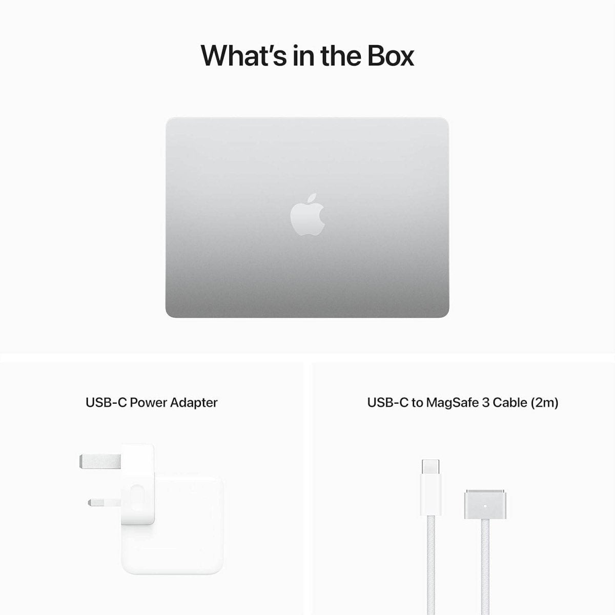 Apple MacBook Air 13-inch (M2 Chip) – 512GB SSD, 8GB RAM, Liquid Retina (Silver)