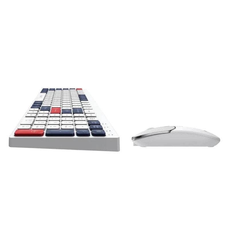 Havit KB830WB Wireless Gaming Keyboard and Mouse Combo – 60% Compact, RGB Backlit, Rechargeable