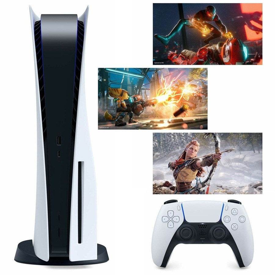 Sony PlayStation 5 Disc Console Sony PlayStation 5 Disc – 4K Gaming, 1TB SSD, 120Hz (UK Version)