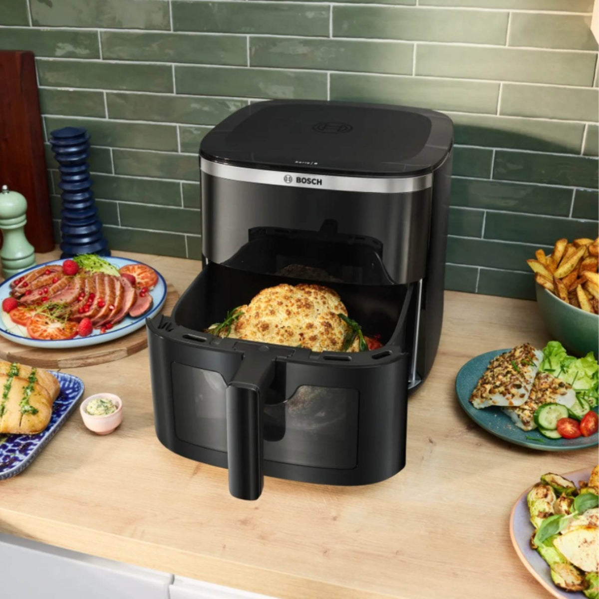 Freidora de Aire MAF671B1 Serie 6 7,2 L Air Fryer 7 Programas Bosch