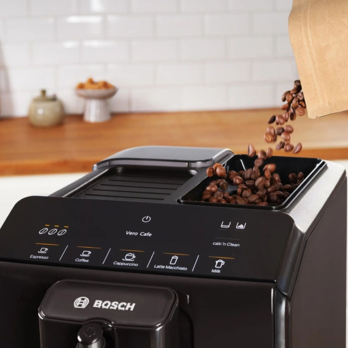 Cafetera Superautomática Molinillo Cerámico y Sistema OneTouch TIE20119 Bosch
