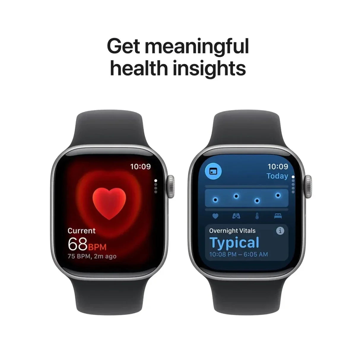 Apple Watch Series 11 Smartwatch 42mm Space Grey Aluminium Black Sport Band S/M
