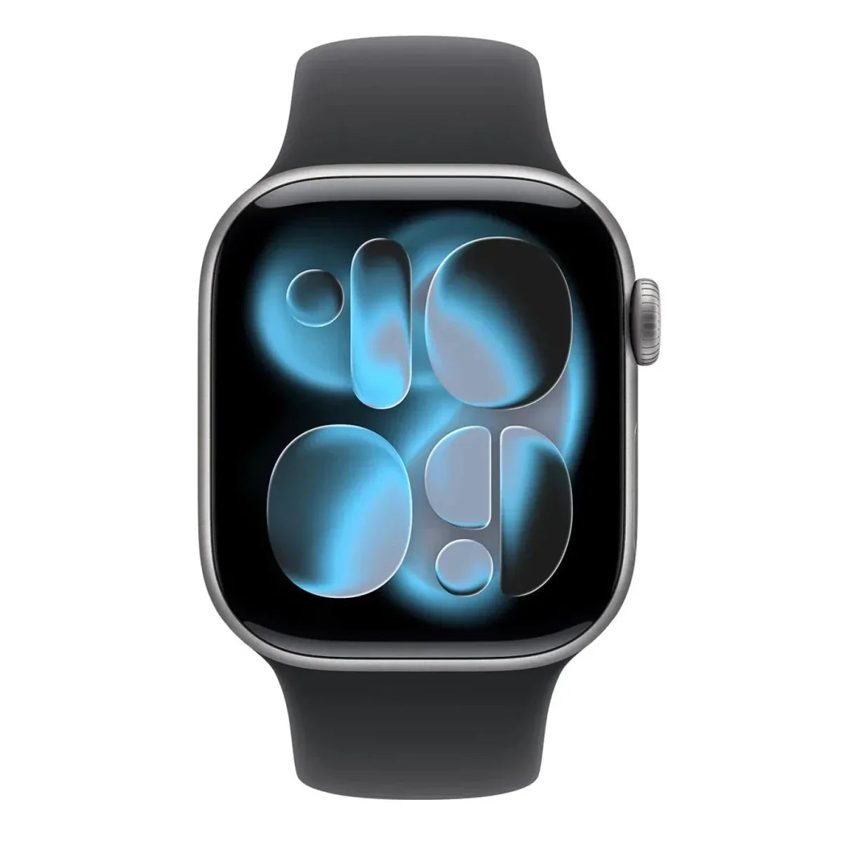 Apple Watch Series 11 Smartwatch 42mm Space Grey Aluminium Black Sport Band S/M