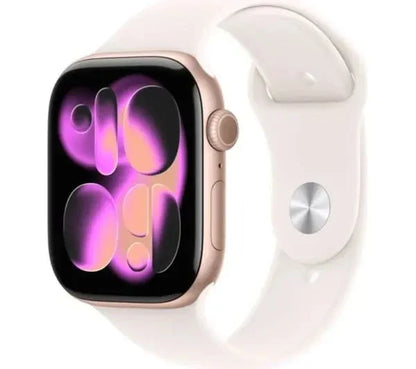 Apple Watch Series 11 Smartwatch 46mm Gray, Rose Gold, Jet Black, Aluminium Black Sport Band M/L