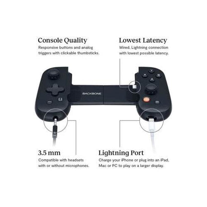 Backbone One Mobile Gaming Controller, Brand New, Sealed For IPhone 14 series till’(Not for iPhone 15 series & Above,and Android)