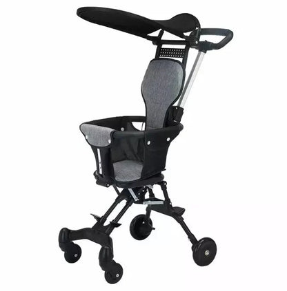 Compact Travel Pram Stroller Baby Lightweight One Hand Fold Buggy Pushchair UK