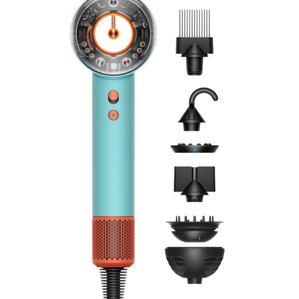 Dyson Supersonic Nural™ Hair Dryer (Ceramic Patina & Topaz) – Intelligent Scalp Protect & 5 Attachments
