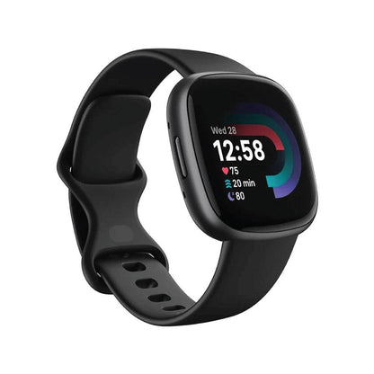 Google Fitbit Versa 4 Fitness Smartwatch – Built-in GPS, 6+ Day Battery, 40+ Exercise Modes (Black/Graphite)