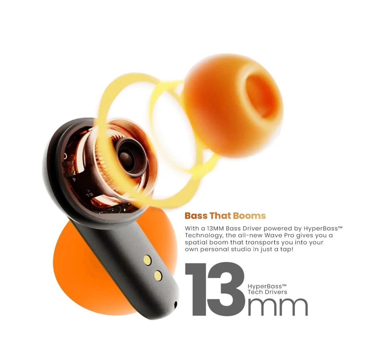 HAVAL Z40 Pro Wireless Earbuds, 4 ENC Noise Cancelling Mic,100h Playtime, Bluetooth 5.4 & IPX5 Waterproof,