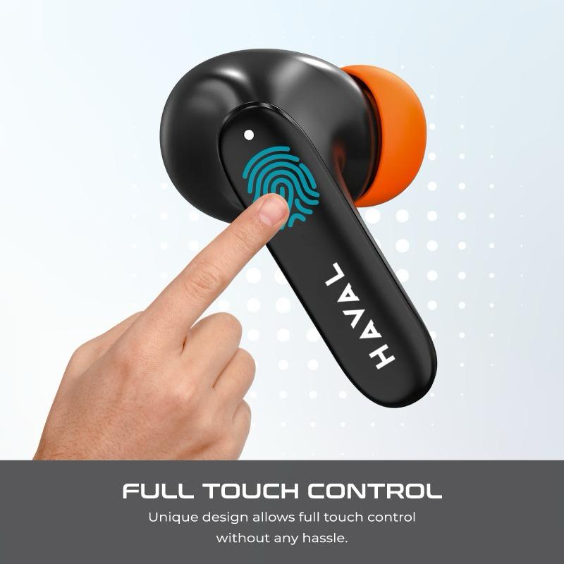 HAVAL Z40 Pro Wireless Earbuds, 4 ENC Noise Cancelling Mic,100h Playtime, Bluetooth 5.4 & IPX5 Waterproof,