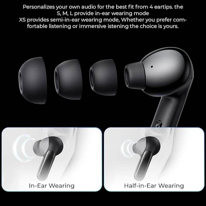 Havit Active Noise Cancelling Wireless Earbuds – LED Power Display, ANC, 30H Playtime