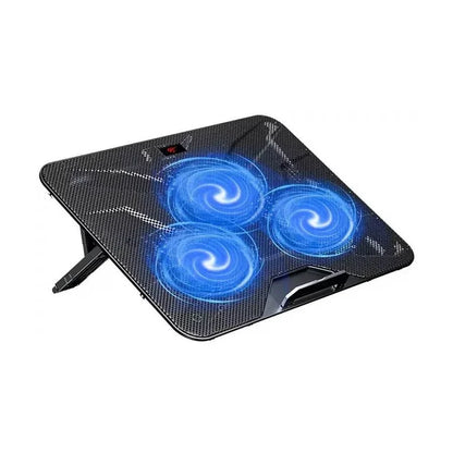 HAVIT F2067 Gaming Laptop Cooling Pad – 6 Fans, Fits 12"-18.3", 3 Speed Modes (Black)