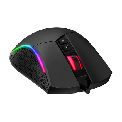 Havit Gamenote MS1001S RGB Gaming Mouse – 4800 DPI, 7 Programmable Buttons, Macro Software (Black)