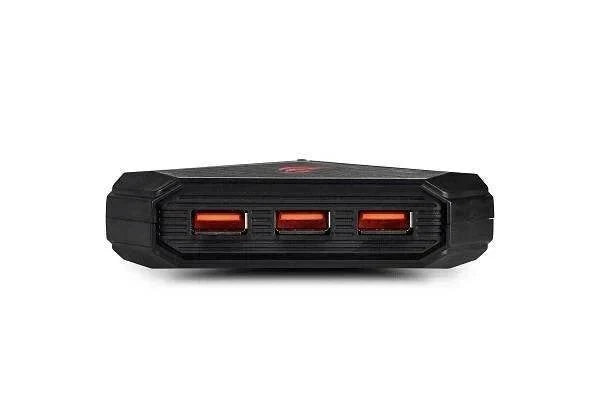 Havit H95 USB-C Multi-Interface Hub – 6 USB Ports, SD/TF Card Reader, Audio Jack (Black)