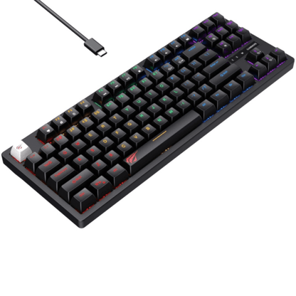 Havit KB892L TKL Mechanical Gaming Keyboard – Blue Switch, RGB Backlit, 87 Keys