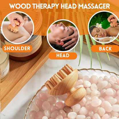 HTT GLOBAL Wood Massage Tools Set (3/5/7 Pcs) – Maderotherapy Kit for Gua Sha, Lymphatic Drainage & Cellulite Reduction