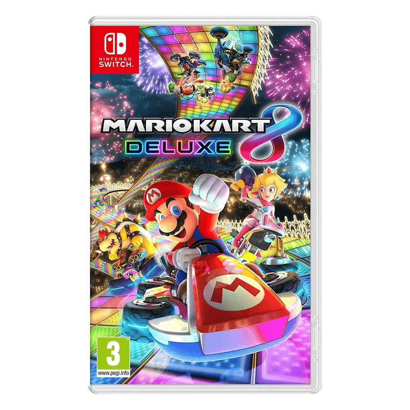 Mario Kart 8 Deluxe (Nintendo Switch) – Definitive Racing Game, 48 Tracks (French Box / Plays in English)