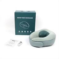 Neck Massager  with Heat - Cervical Pillow Deep Tissue Kneading for Back - Rechargeable Cordless 3D Kneading Massage Cushion Relieve Muscle Pain, for Home, Women Ideal Gift (Green)