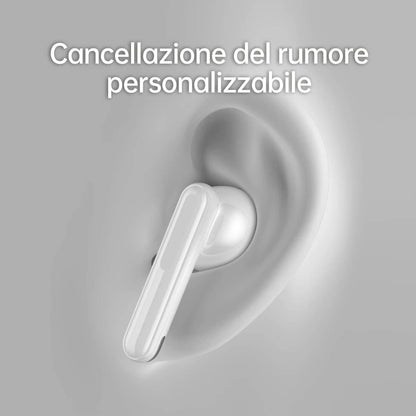 OPPO Enco Free2i True Wireless Earbuds – Active Noise Cancellation, Bluetooth 5.2, Personalized Sound, 30-Hour Playtime (White)