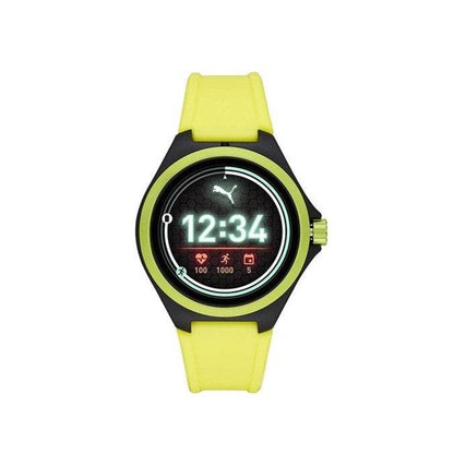 PUMA - PUMA SMARTWATCH With Yellow Silicone Strap For UNISEX PT9101