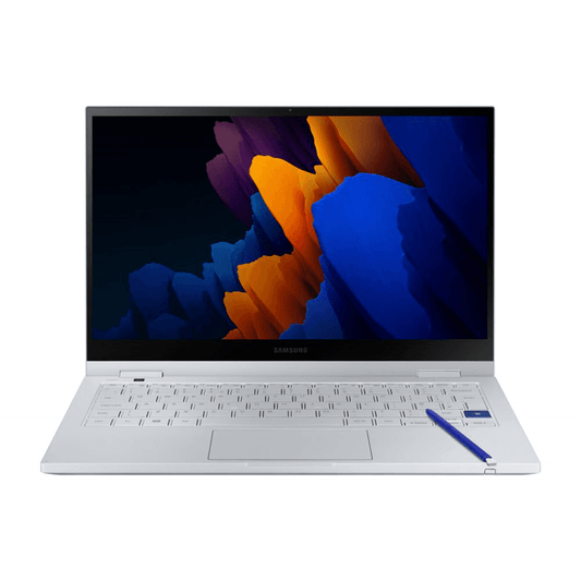 Samsung Galaxy Book Flex2 5G – 13.3" QLED 2-in-1, Intel Core i7, S Pen Included (Royal Silver)
