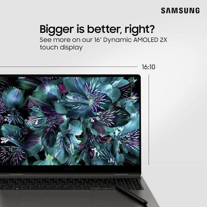 Samsung Galaxy Book3 Pro 360 5G – 16" 3K AMOLED Touch, Intel i7 13th Gen, S Pen Included