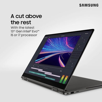 Samsung Galaxy Book3 Pro 360 5G – 16" 3K AMOLED Touch, Intel i7 13th Gen, S Pen Included