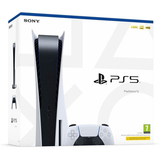 Sony PlayStation 5 Disc Console Sony PlayStation 5 Disc – 4K Gaming, 1TB SSD, 120Hz (UK Version)