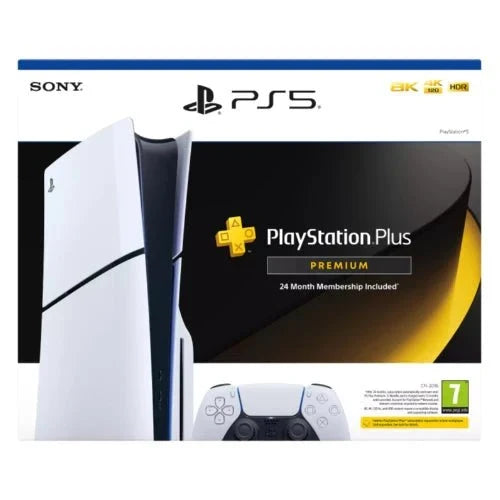 Sony PS5 Disc Console + PlayStation Plus Premium 24 Month Subscription