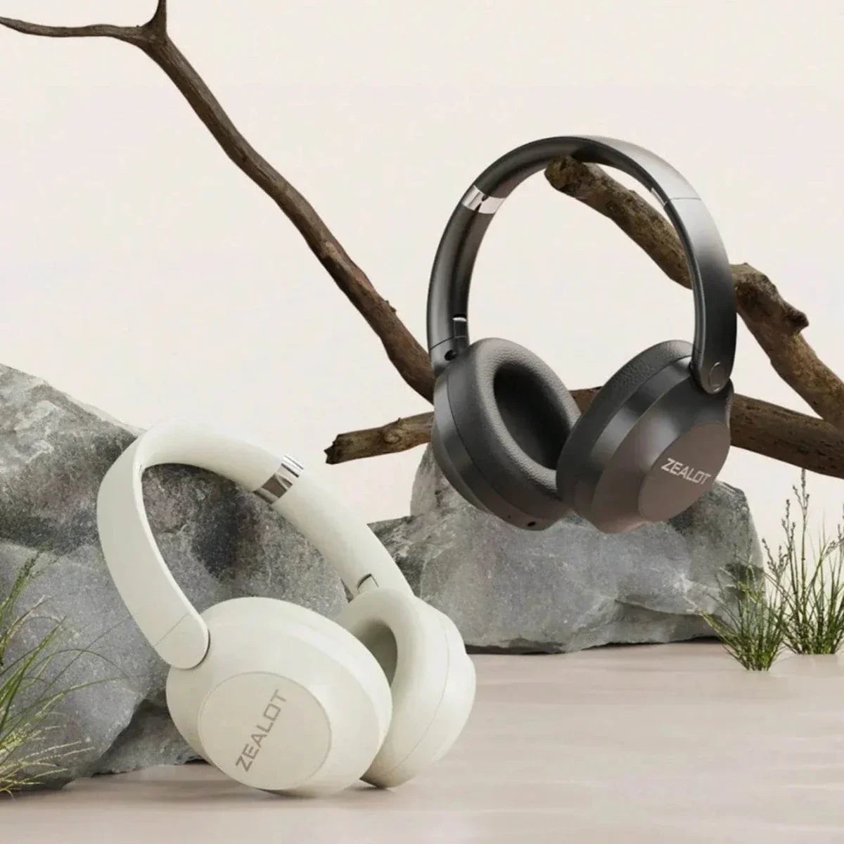 Zealot B38 Headset – Wireless Bluetooth Headphones, Active Noise Cancellation, Thumping Bass, Over-Ear Comfort (Black)