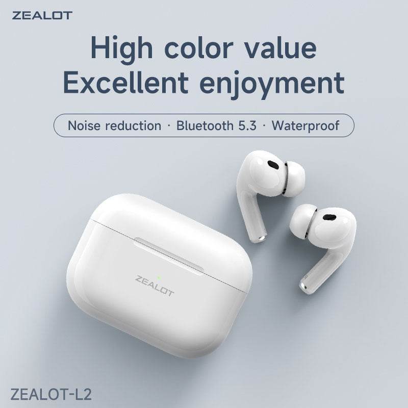 Zealot L2 Wireless Stereo Earphones – True Wireless, Deep Bass Audio, Bluetooth 5.0, Comfortable Fit, Charging Case