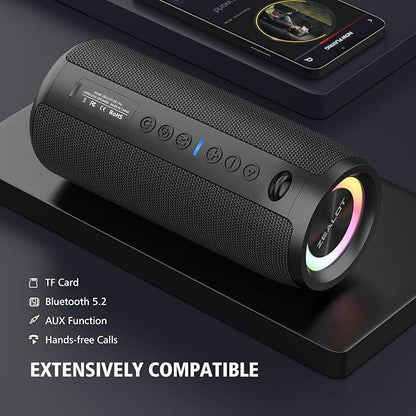 ZEALOT S51 Pro Bluetooth Speaker Speaker – 40W High Power, 360° Stereo Bass, IPX6 Waterproof