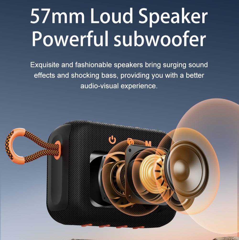ZEALOT S75 Waterproof & Sandproof Beach Speaker – HiFi Stereo Sound, Rugged Outdoor Design