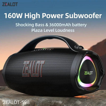 ZEALOT S98 Portable Party Speaker – 160W High Power,